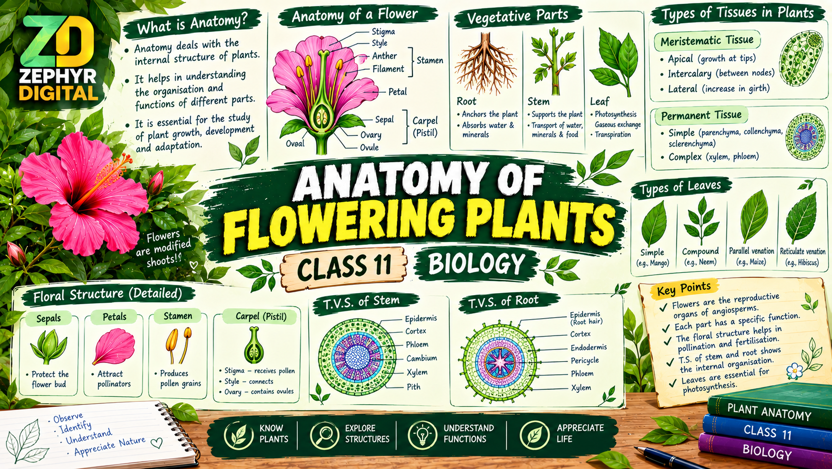 Anatomy of Flowering Plants