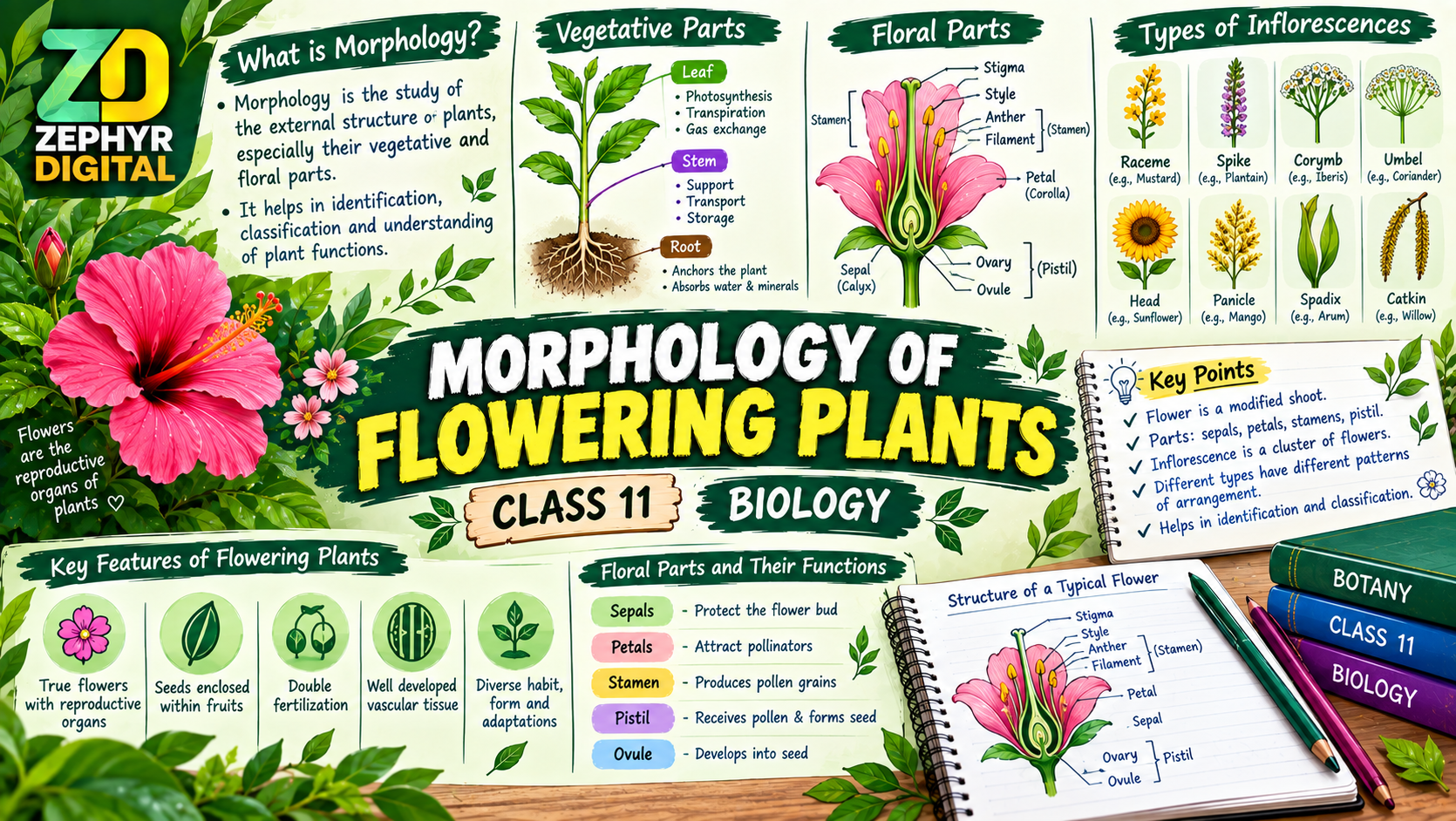 Morphology of Flowering Plants