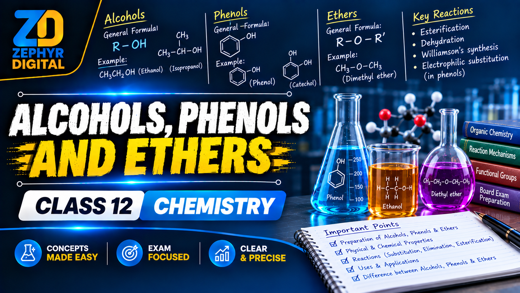 Alcohols, Phenols and Ethers